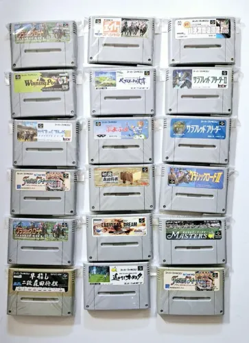 Cartucho jogos super Famicom Super Nintendo originais 