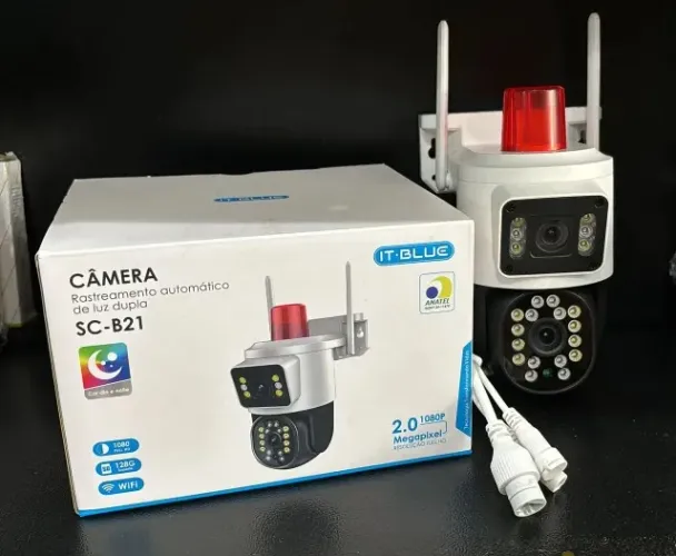 Câmera de Seguranã com Iluminação Dupla SC-B21