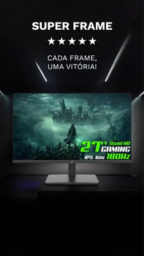 Monitor IPs 27 Polegadas SuperFrame QHD 180Hz