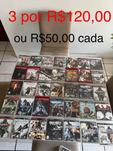 Jogos ps3 originais impecáveus 