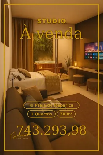 Oportunidade: Studio Garden em Praia de Itaparica com área externa