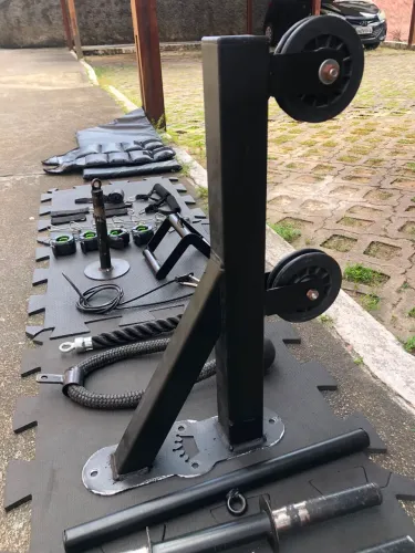 Kit para treino de musculação