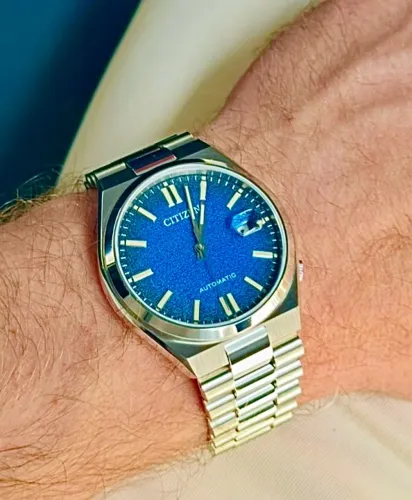 Citizen Tsuyosa Azul c/ creme Completo