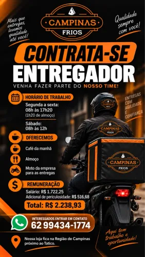 Entregador/ Motoqueiro