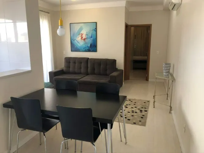 Apartamento Mobiliado 2 Suítes no Gonzaga (Frente) com 2 Vagas | Santos - Aluguel