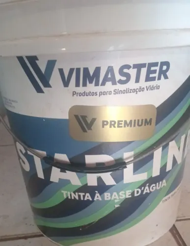 vendo tinta demarcação viária da marca premium base de água 18 litros novo