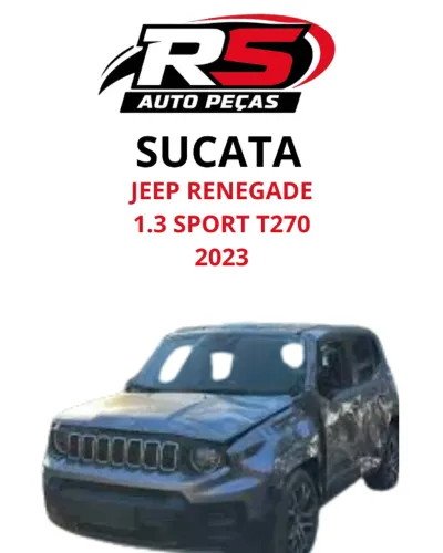 Jeep renegade 2023 t270 sport para retirada de peças SUCATA BAIXADA DETRAN