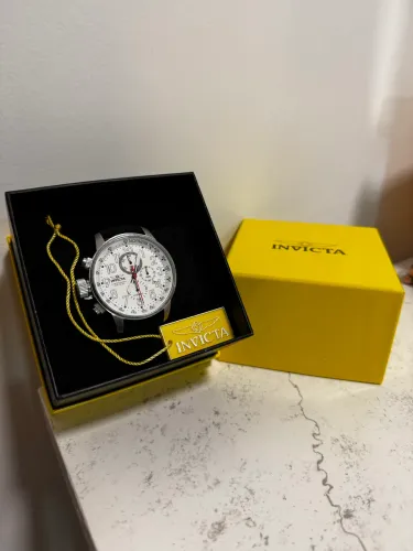 Relógio masculino Invicta 1514 Force Collection, aço inoxidável, com pulseira de tecido