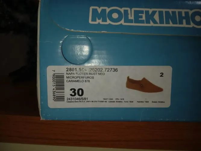 Sapatos infantis