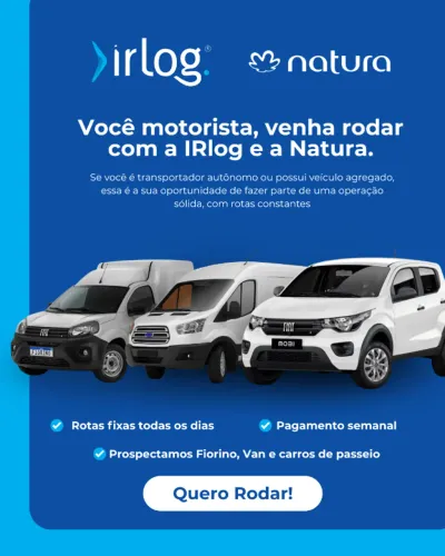 ? MOTORISTA - RODAS FIXAS COM A IRLOG + NATURA