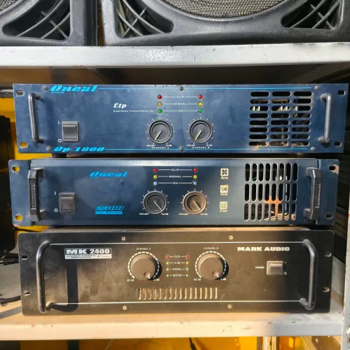 Amplificador de som por apenas 750,00 cada