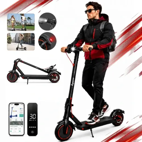 Patinete elétrico adulto EGAZZA Dobrável 30km/h Até 120kg