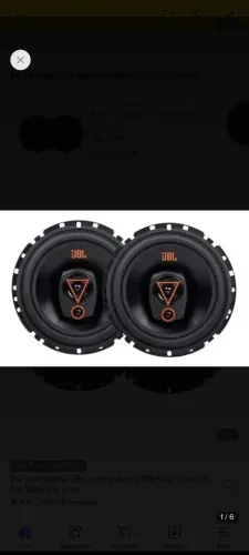 Auto falantes triaxial JBL 6POL 80 RMS