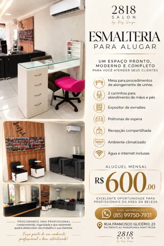 ESMALTERIA COMPLETA PARA ALUGAR