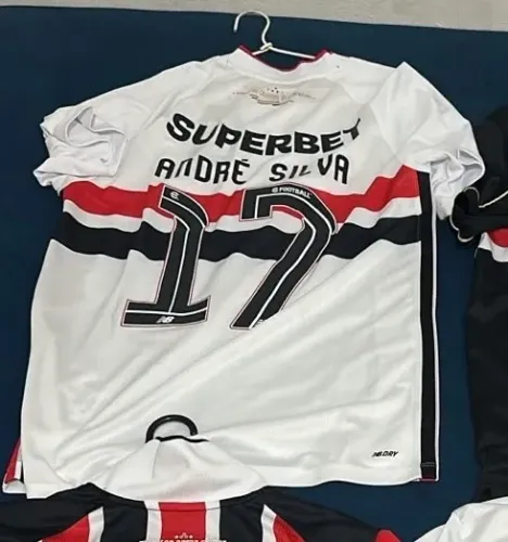 Camisa do São Paulo autografada original