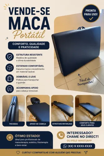 Maca portátil Legno 