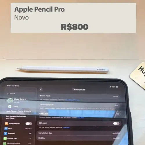 Apple Pencil Pro (último modelo 2024) - em Av.Paulista 