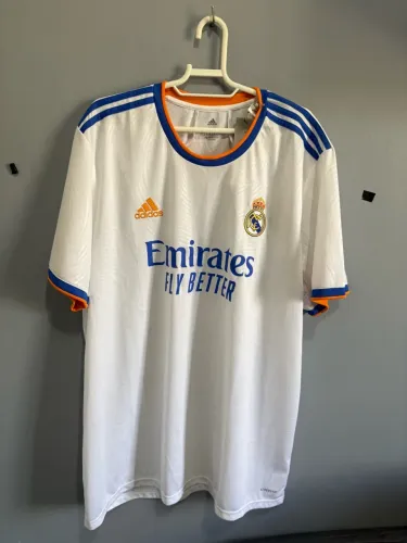 Camisa Real Madrid Home 2021/22 Adidas Original 2XL Nova com Etiqueta