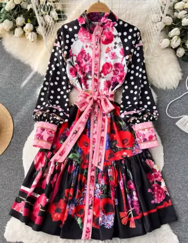 Vestido Midi Floral - Tamanho M