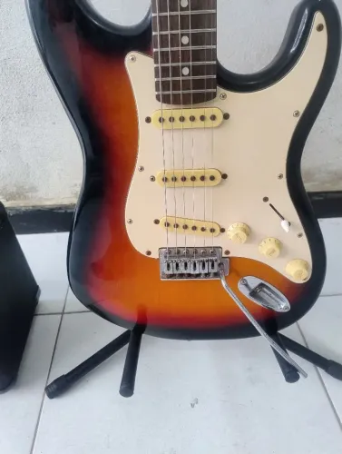 Guitarra Condor RX 10+Talabart Basso Marrom+ Cabo P10+ Bag+ Suporte de Parede