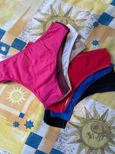 Kit de calcinhas de algodão M