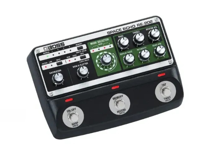Pedal BOSS RE-202 Pedal de Delay e Reverb Space Echo Re202