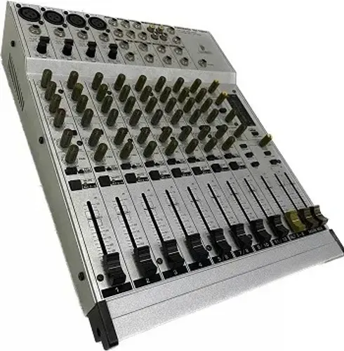Mesa de Som Behringer Eurorack MX1604A - Mixer Profissional 12 Canais 