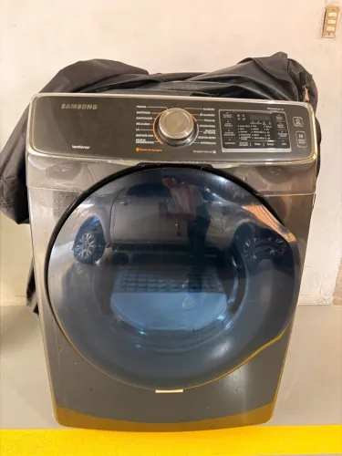 Maquina de secar roupa samsung dv15k6500gv - 18 kg, a gás, 127 V