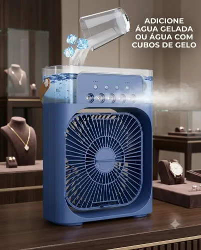 Ventilador de mesa portátil - até 600 ml - muito recomendo nesse calor - entrega grátis