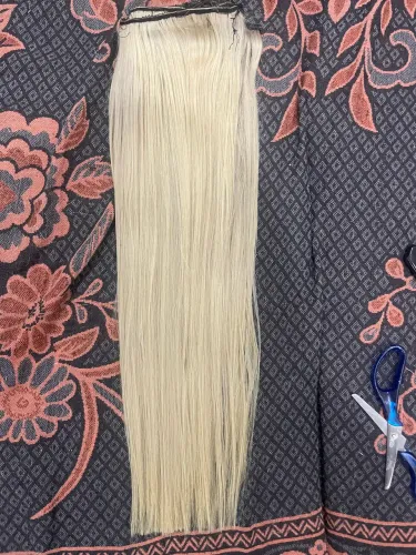 Cabelo Loiro humano 170 gramas