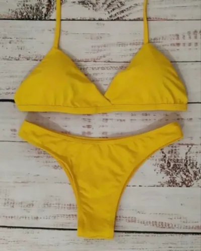 Biquíni asa delta AMARELO
