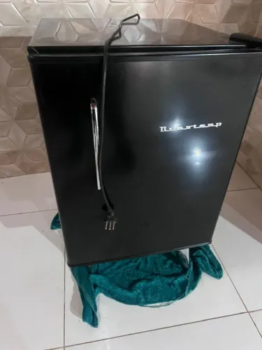 Frigobar Brastemp Retrô Preto (Impecável / Venda Urgente)