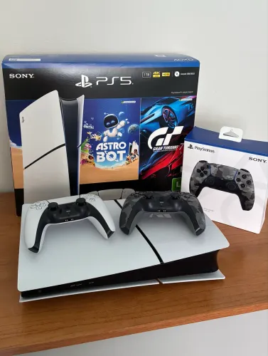 PS5 Slim Mídia Digital c/ 2 controles