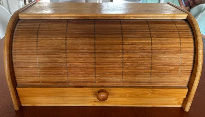 Porta pão de bambu Home style