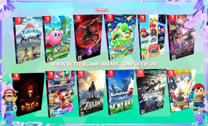 Xenoblade3 Kirby Zelda Nintendo Bayoneta Tony Pokémo Narut Yoshi Mario Skat Emblem Diablo4