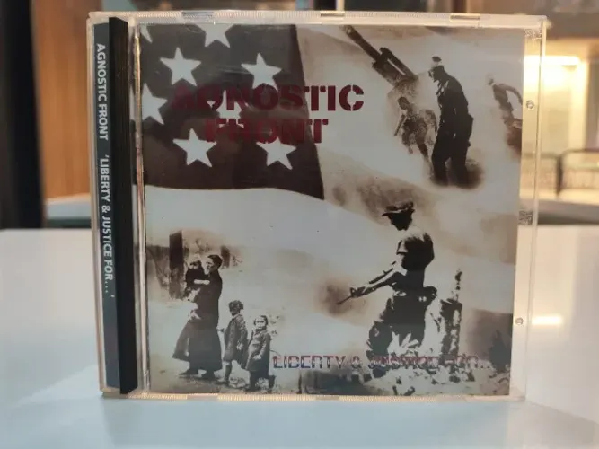 CD Agnostic Front: Liberty & Justice for... (Importado, prensagem de 1989)