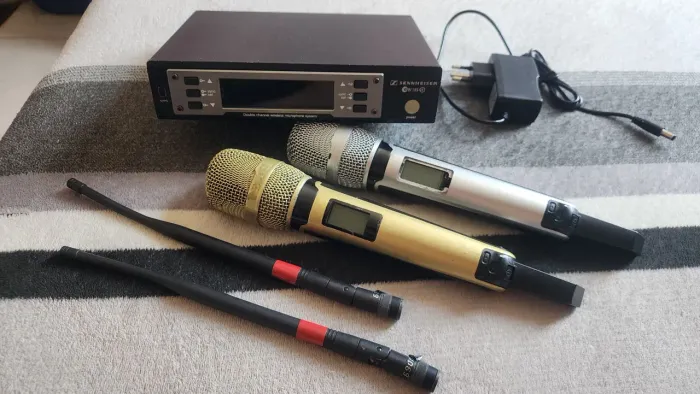 Microfone Sem Fio Duplo