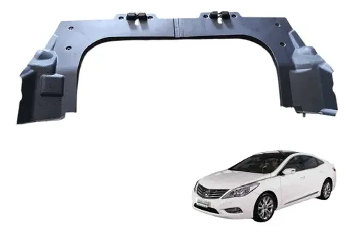 Par Acabamento Banco Traseiro Hyundai Azera 2013 Prateado