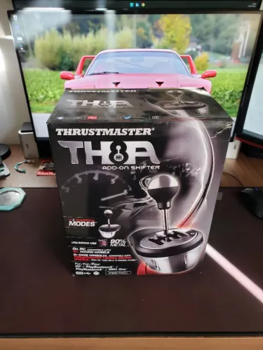 Câmbio Thrustmaster TH8A Add-On Shifter - Completo (Estado de Zero)