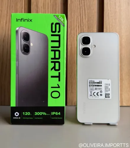INFINIX SMART 10 256GB - Lacrado 1 ano de garantia