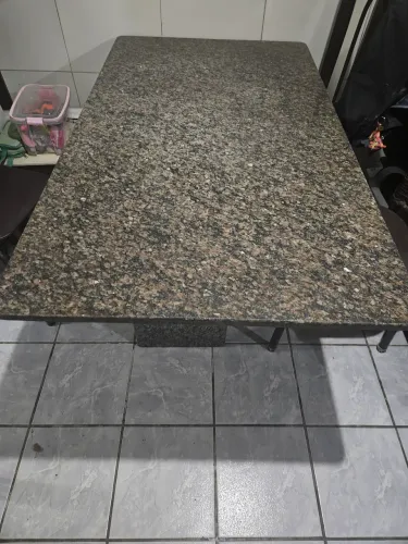 Mesa de mármore 6 lugares