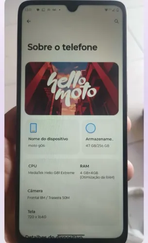 Vendo celular moto g06