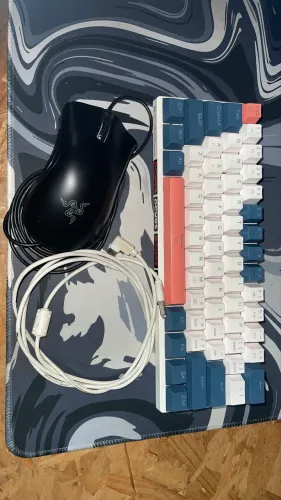 Teclado mecânico e Mouse Razer