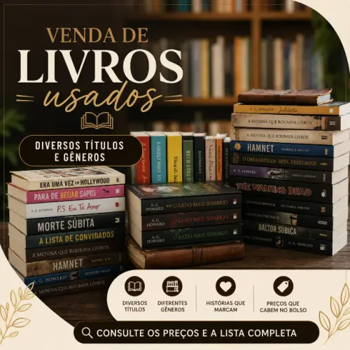 VENDA DE LIVROS USADOS