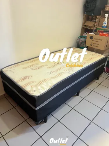Cama box solteiro completa pronto entrega