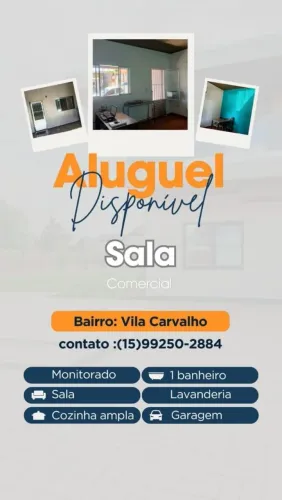Sala para fins comerciais