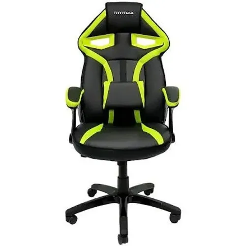 CADEIRA GAMER MX1 GIRATORIA PRETO/VERDE(MGCH-8131/GR)