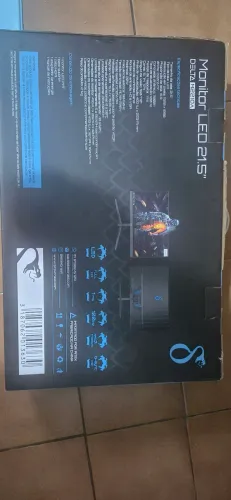 Monitor game zerado sem detalhe