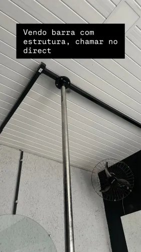 Barra de Pole Dance + Estrutura 