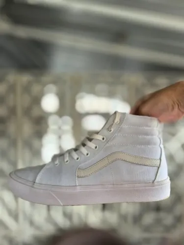 Tênis Vans Sk8 Hi True White 43